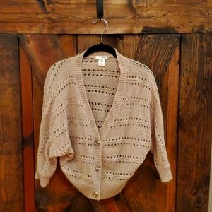 3/4 Sleeve Shrug Style Sweater